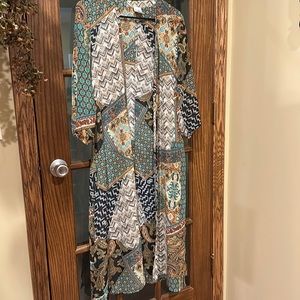 Wrangler kimono, Long duster, cover-up